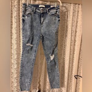 Judy blue 11/30 acid wash skinny jeans